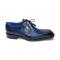 Emilio Franco "Lando" Navy Genuine Italian Calf Leather Lace-Up Dress Shoes.